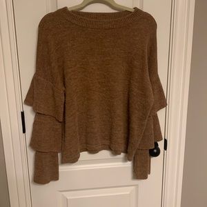 Ruffle Bell Sleeve sweater